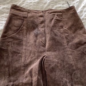Vintage brown 100% suede jodhpurs